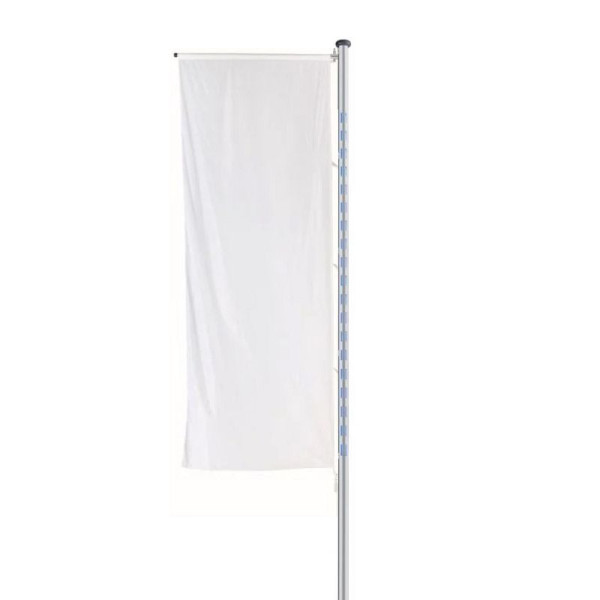 Stein HGS Fahnenmast LICHTMASTE, Höhe über Flur 7000 mm, Kopfausleger inkludiert, mit Kipphalterung, ohne Farbbeschichtung, 62562.0004