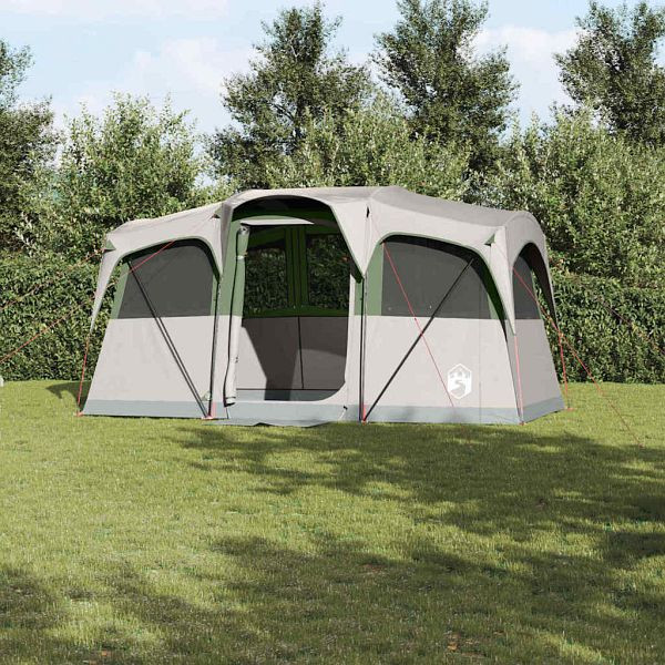 vidaXL Zelt mit Dach Grün 435 x 255 x 216 cm Polyester, 4100685