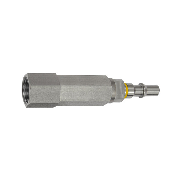 Riegler Unverwechselbarer Nippel NW 6, ISO 6150 C, RSV, G 3/8 IG, rot, 141899