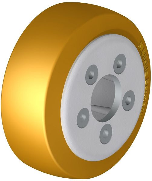 Blickle RTH 215x82/60-5 Rad aus Blickle Extrathane®, Hellbraun, 474205