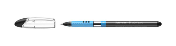 Schneider Kugelschreiber Slider Basic - F, schwarz (dokumentenecht), 151001