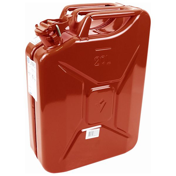 Dönges Stahlblech-Benzinkanister, 20 l, rot, 280073