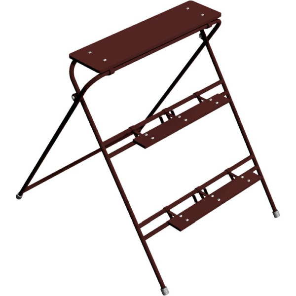 Stein HGS Arbeitstritt lackiert, zusammenklappbar, 3 Stufen/1,00m/1,20m, 10154