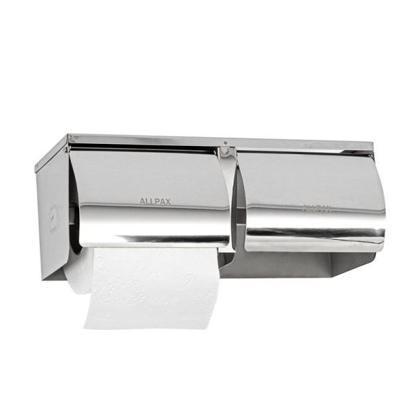 ALLPAX Toilettenpapierhalter Edelstahl, 10013802, 4251325839097