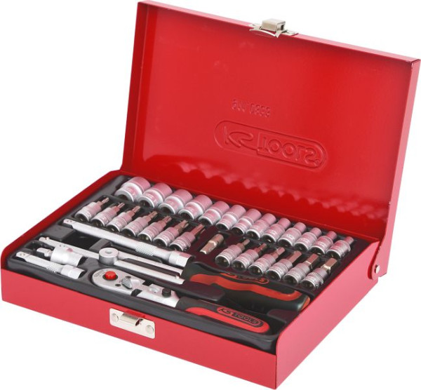 KS Tools 1/4" Steckschlüssel-Satz, 33-teilig, 911.0833, 4042146043899