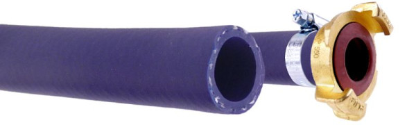 Admiral Admi®Triwa TPE-Trinkwasser- und Lebensmittelschlauch blue 13 mm / 50 m eingebunden mit Original GEKA-Plus. Oben angefügter, 409t-13-50ke