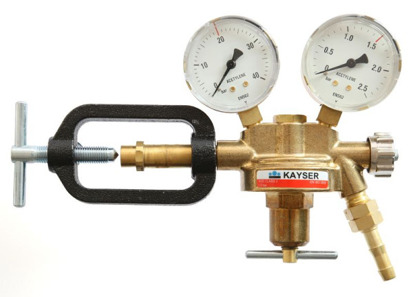 ELMAG Druckregler 'Azetylen', mit 2 Manometer, Ø 63mm, 55182