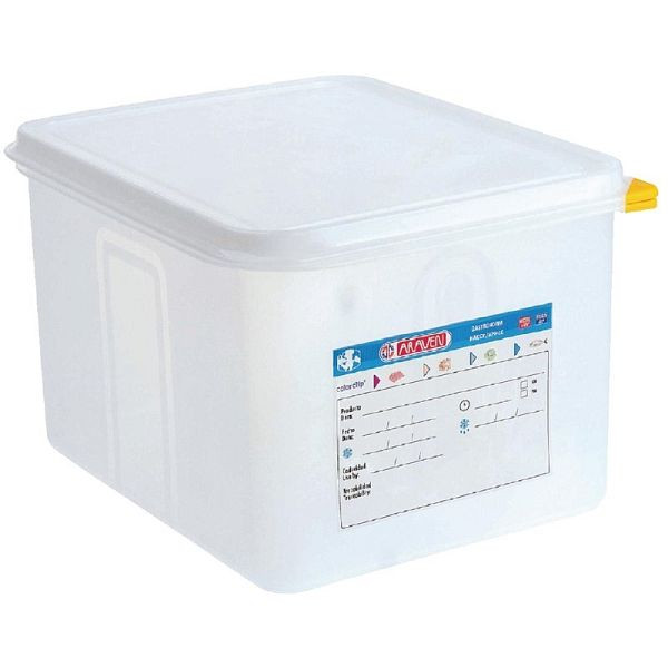 Araven GN1/2 Lebensmittelbehälter 12,5L, 20 cm, 4er Pack, T989