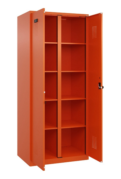 C+P Wäsche-Spind Evolo PLUS, 2 Abteile, 1850x800x500mm, 2004/2004, Verschluss Drehriegel, 049002-22B S10023