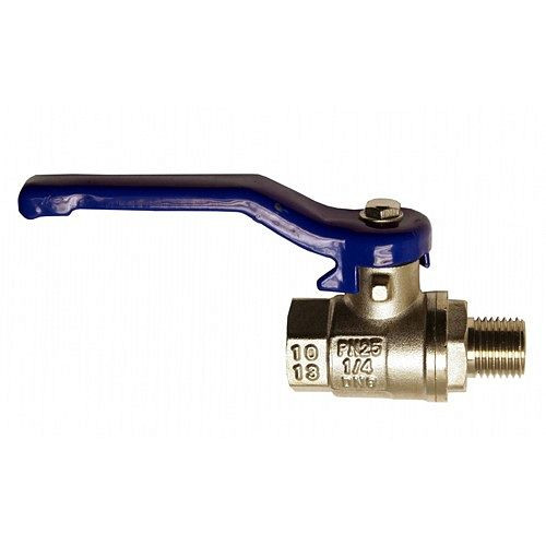 LAVOR Kugelhahn 1/4 Zoll AG x 1/4 Zoll IG, 401.73.10.13-PS