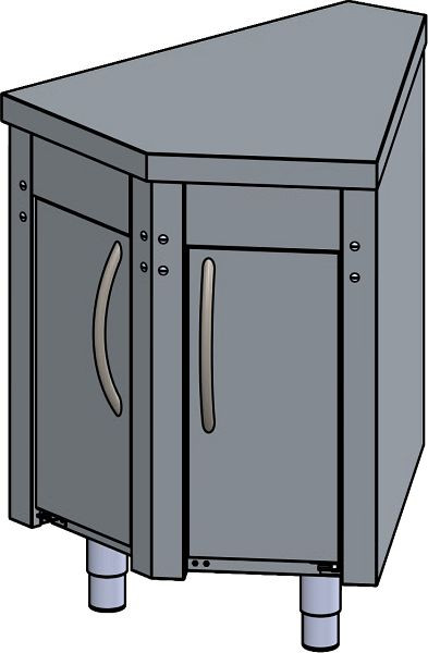 KBS Eckelement Innen Modul 45°, 330184, 4059395073829