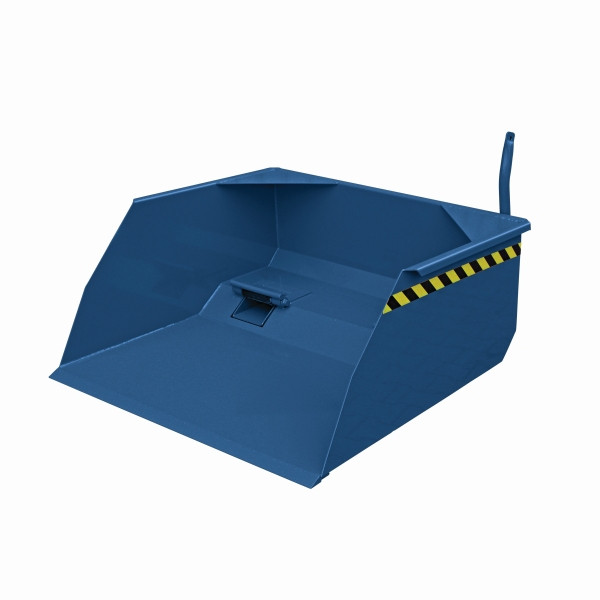 Eichinger Industrie Schaufel mit Staplergabel-Durchschub, 1500 kg, 300 Liter enzianblau, 20630400000097
