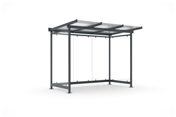 WSM Überdachung Dresden D3 a/a als Bausatz (OKF +/- 0), 102100410