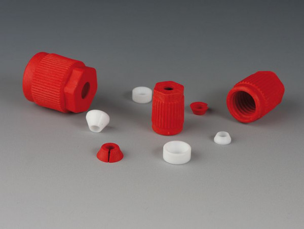 Bohlender Laborverschraubungen für Schlauch Außen-Durchmesser in mm: 3,0, Gewinde GL 14, D 590-02