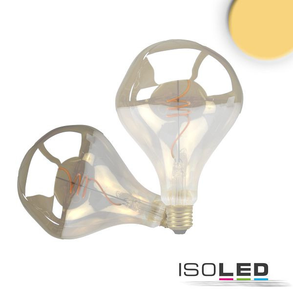 ISOLED E27 Vintage Line LED Roundbulb A125, unregular, Smoky, 4W, 2200K, 115079