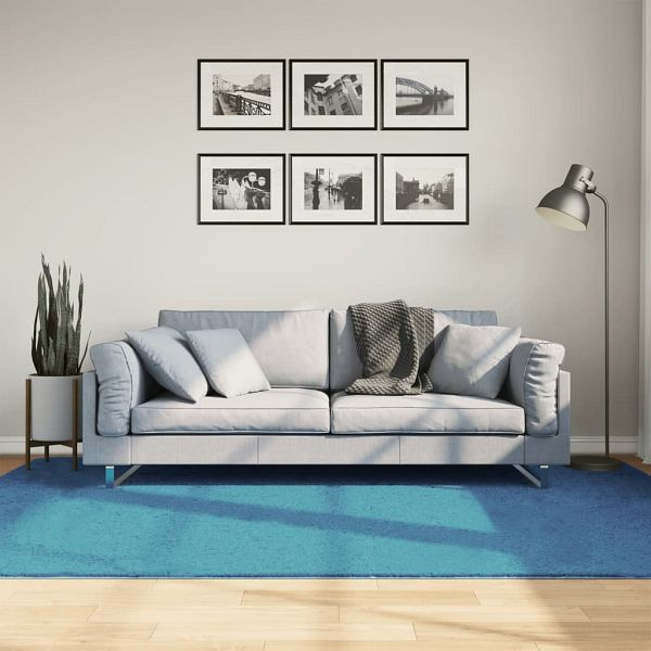vidaXL Teppich OVIEDO Kurzflor Türkis 160x230 cm, 375603