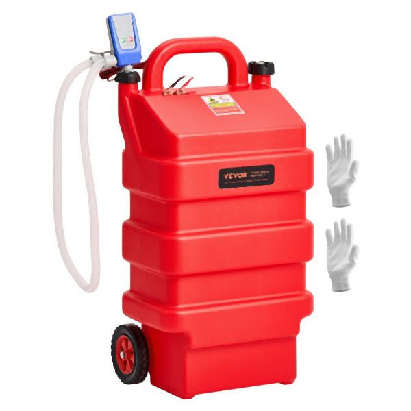 VEVOR Kraftstofftrolley 60L Kraftstoffkanister Benzinkanister mit Transferpumpe, SLJYCDDBCYQYD32IY001V9