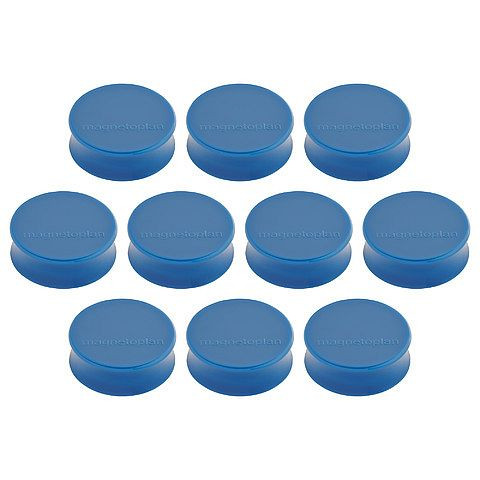 Magnetoplan Ergo-Magnete „Large“, Farbe: dunkelblau, VE: 10 Stück, 1665014