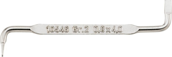 STAHLWILLE Winkelschraubendreher 0,6 x 3,5mm, Länge 90mm, 73273001