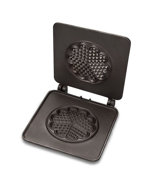 WAS Backplatte Herzwaffel klein, für Backsystem I & II, 345013155