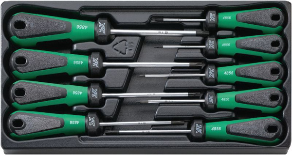 STAHLWILLE TORX-Schraubendrehersatz 3K DRALL Nr.4899 9-teilig, 96489910
