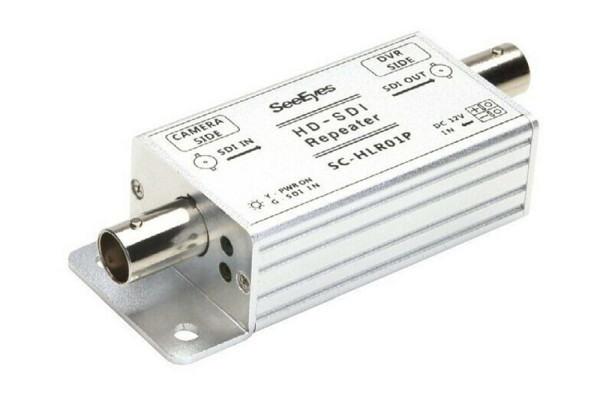 SeeEyes HD-SDI Signal Repeater bis zu 200m (1.5G), PoC, 12VDC, SC-HLR01P