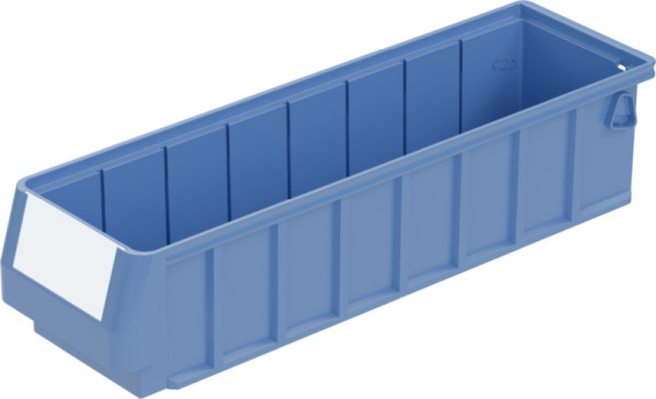 BITO Regalkasten RK Set /RK4109 400x117x90 taubenblau, inklusive Etikett, 16 Stück, C0220-0004