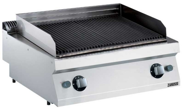 ZANUSSI Gas-Lavasteingrill GLG7 / 2HT, Tischgerät, 406372045
