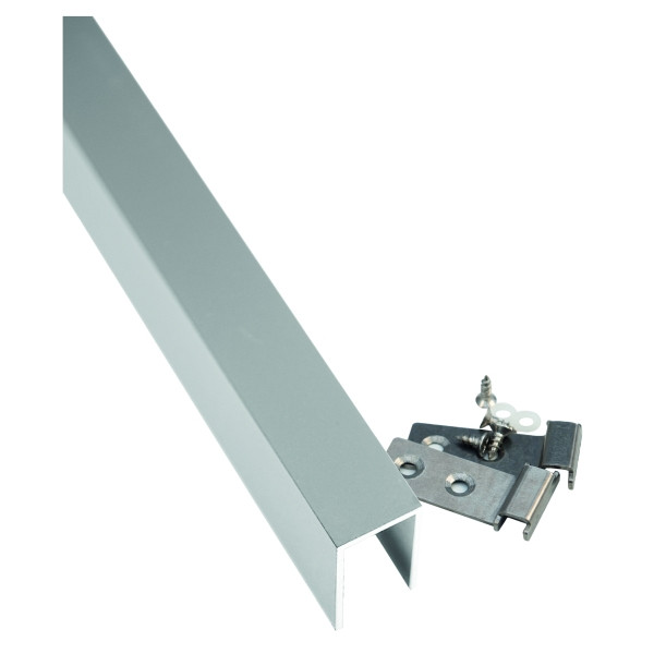 T&J TJÖRN -Serie Alu-Abdeckleiste, U-Profil 24,8 x 40 x 1761 mm, SILBER, 44875