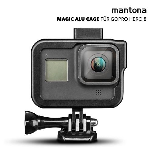 Mantona Magic Alu Cage für GoPro Hero 8, 1022977, 4056929229776