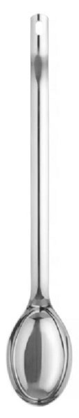Hendi Pizza-Saucenlöffel, 280 mm, gebogen, Edelstahl, 855492