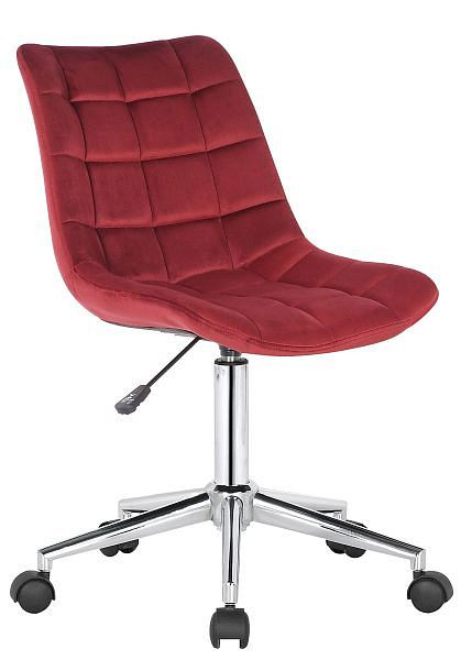 CLP Bürostuhl Medford Samt, rot, 318097, 4251756453428