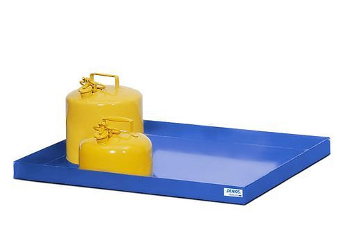 DENIOS Kleingebindewanne classic-line aus Stahl, 40 Liter, B 1287 mm, 252359