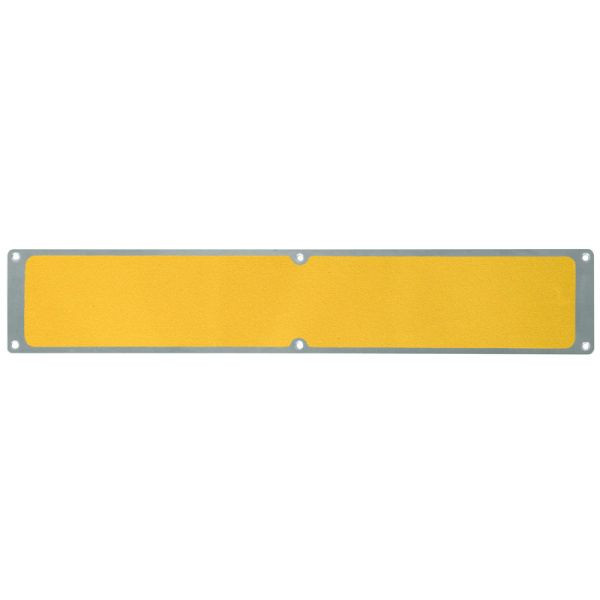 Mehlhose Antirutschplatte Aluminium mit m2 Antirutschbelag, Universal gelb 114x635mm, APM1GF1