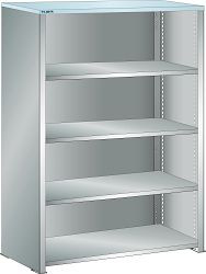 LISTA Sideboard L1006 (BxTxH) 1000x400x1450mm 80kg Farbe: Lichtgrau, Multiplex Stärke: 30 mm, 45.987.020
