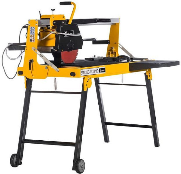 LUMAG PROFI Steinschneidemaschine, für das Schneiden von Feinsteinzeug, Granit, Klinker, Marmor, Terrazzo, Naturstein und Betonstein, STM 350-1200PRO