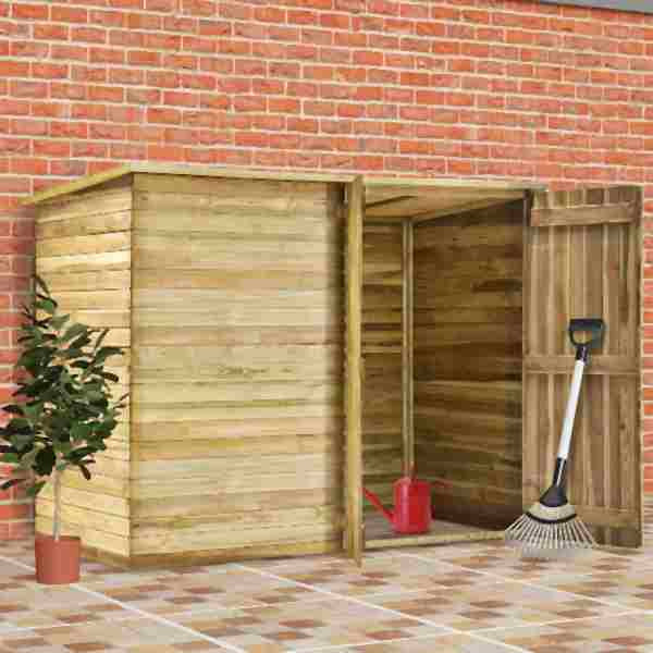 vidaXL Garten-Gerätehaus 232 x 110 x 170 cm Kiefernholz Imprägniert, 46363