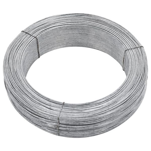 vidaXL Zaun-Bindedraht 250 m 2,5 mm Stahl, Top-Qualität, 144484