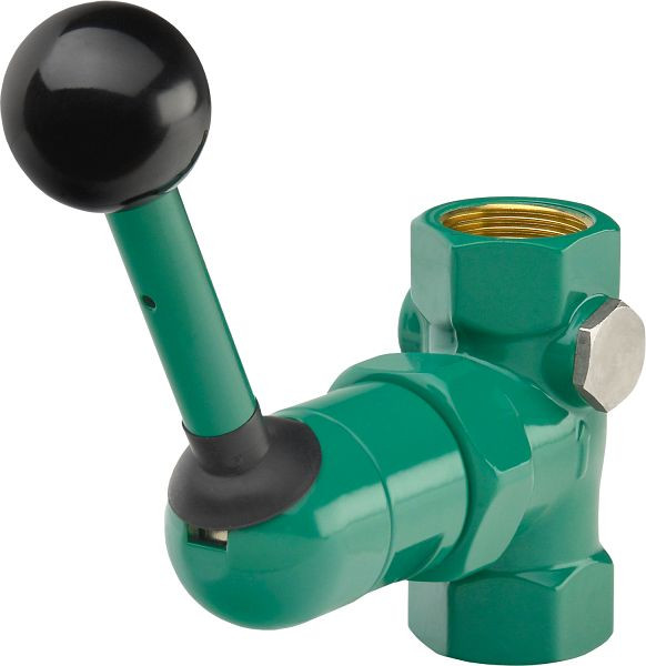 KWC Notduschventil, Aufputz, grün, 60 l, Kipphebel, 2000101127