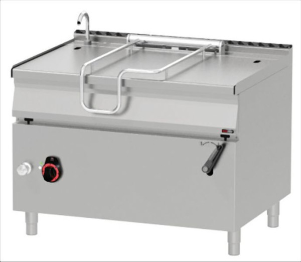 RM Thermik Serie 900, Elektro-Kippbratpfanne, 120 L, Gusseisen, manuelle Kippvorrichtung, BR-90/120ET