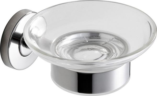 KWC Seifenablage, Medius, Edelstahl, 110x55x125 mm, AP, hochglanz, Glasablage, 2000106253