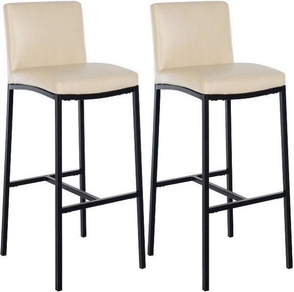 CLP Barhocker Freeport Kunstleder B, creme, VE: 2 Stück, 327326