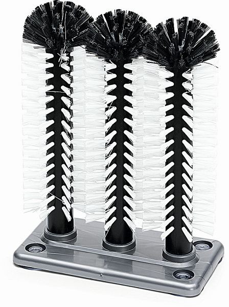 Nölle Gläserspülgarnitur 3 Köpfe 25 cm, PP-Borste, VE: 10 Stück, 1284000