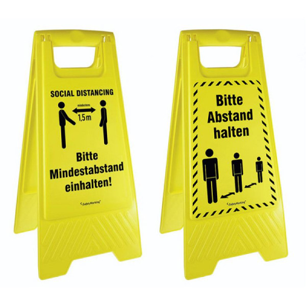 Stein HGS Warnaufsteller Infektionsgefahr/Abstand, Hände waschen, 90.9480-12