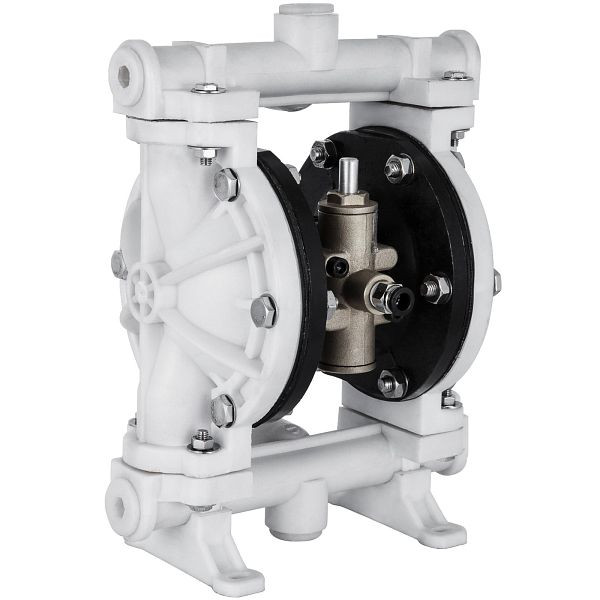 VEVOR Luft-Doppelmembranpumpe 13 GPM 150℉ 1/2 Zoll Einlass und Auslass, YBGMBQBY-15PP0001V0