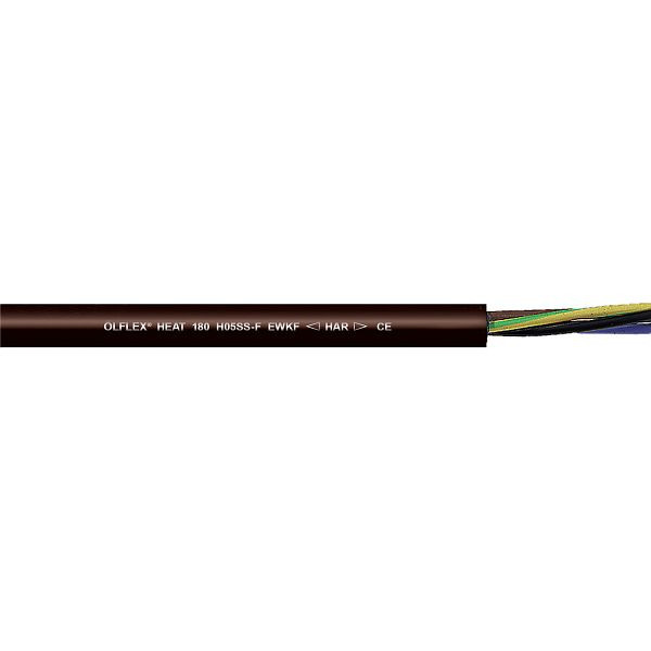 LAPP Anschlussleitung ÖLFLEX® HEAT 180 H05SS-F EWKF 4G6, VE: 100 Meter, 00469203/100