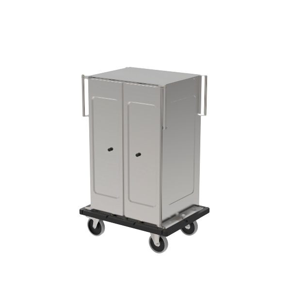 Rieber Tablettwagen TWF-H-2x10, Edelstahl, 1032 x 1619 x 780 mm, 88180201