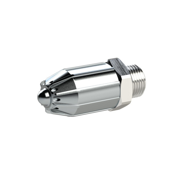 Riegler Lärmarme Runddüse, M12x1,25, Zink, Aluminium, Düsen-Außen-ø 17 mm, 129880