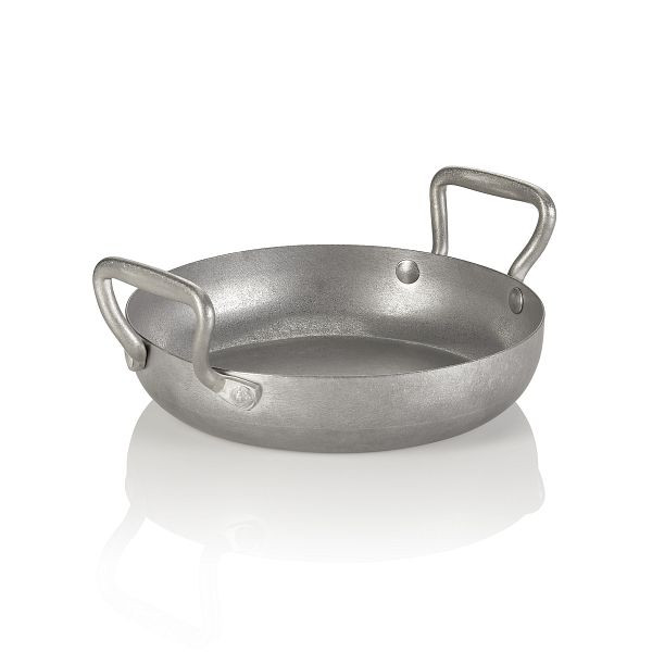 WAS Servierpfanne STEEL & STYLE HERITAGE, Ø 22 cm, 1 Liter, Höhe 5 cm, Chromnickelstahl 18/8, 2062022