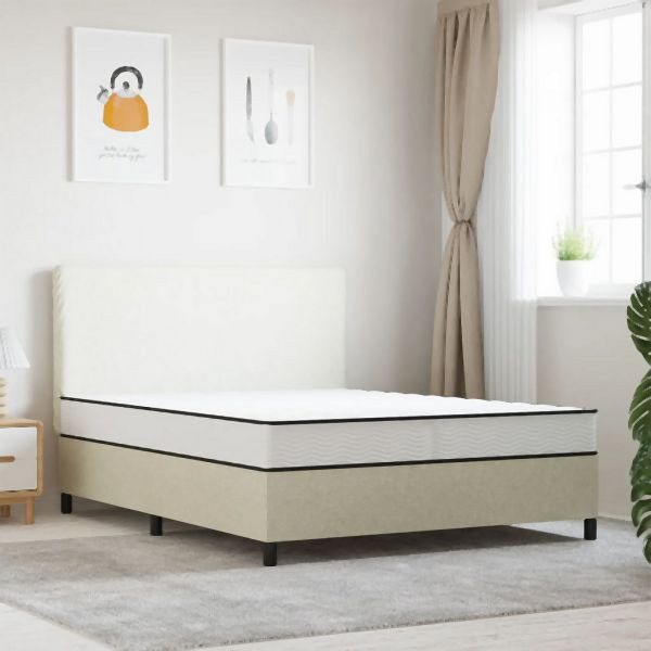 vidaXL Matratze Bonnell-Federkern Mittel 140x190 cm, 3206403